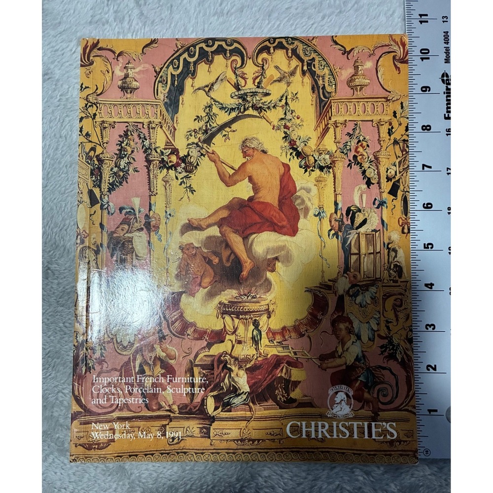 Christie's 1991 Catalog Important French Furniture Clocks Porcelain Tapestries